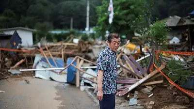 Las lluvias torrenciales dejan al menos 18 muertos en Corea del Sur y un rastro de devastación Las lluvias torrenciales dejan al menos 18 muertos en Corea del Sur y un rastro de devastación