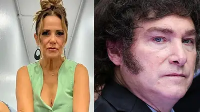 María Fernanda Callejón y Javier Milei María Fernanda Callejón y Javier Milei