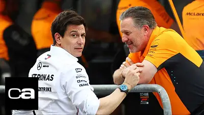 Toto Wolff y Zak Brown, el CEO de McLaren. Toto Wolff y Zak Brown, el CEO de McLaren.