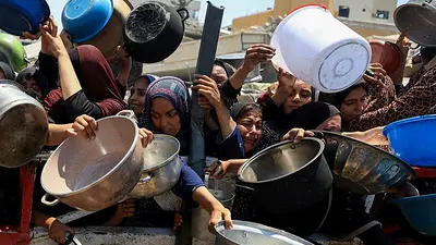 Cuatro niños de Gaza mueren de hambre mientras empeora la crisis, según médicos Cuatro niños de Gaza mueren de hambre mientras empeora la crisis, según médicos
