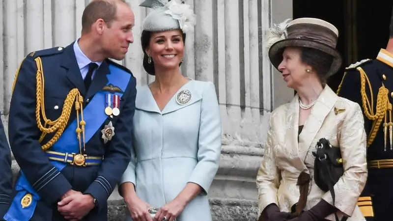 William, Kate y Ana