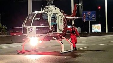 Choques, heridos y un helicóptero en la General Paz: miércoles congestionado en CABA
