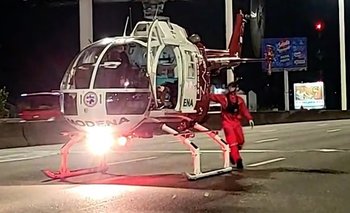 Choques, heridos y un helicóptero en General Paz: congestión en CABA | Accidente