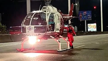 Choques, heridos y un helicóptero en la General Paz: miércoles congestionado en CABA