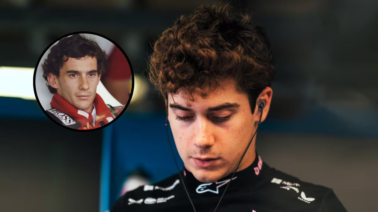 Ayrton Senna y Franco Colapinto