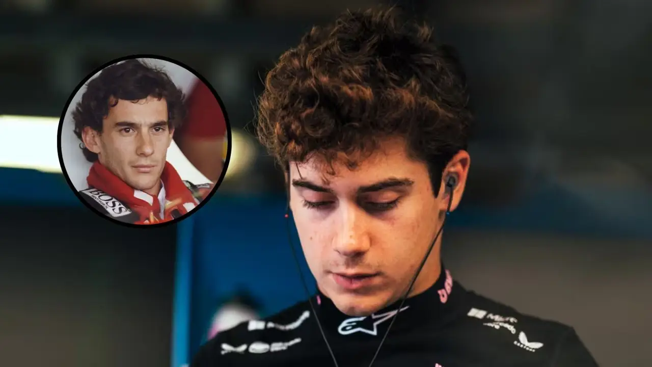 Ayrton Senna y Franco Colapinto