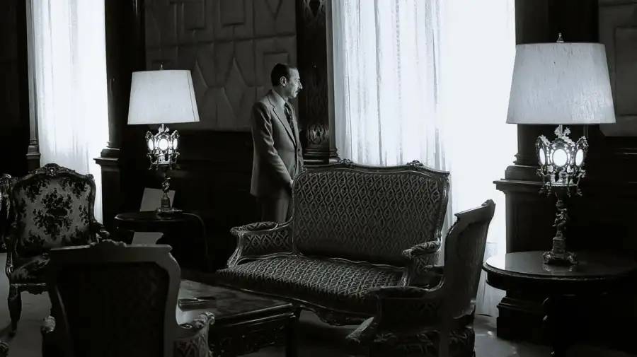 Videla en la ventana por Víctor Bugge.