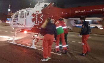Otro día de caos en CABA: un nuevo helicóptero debió aterrizar en General Paz | Accidentes viales
