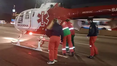 Otro día de caos en CABA: un nuevo helicóptero debió aterrizar en General Paz Otro día de caos en CABA: un nuevo helicóptero debió aterrizar en General Paz