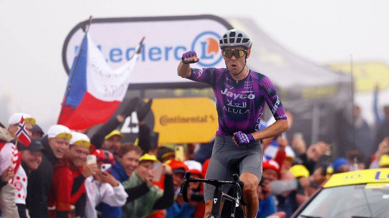 O'Connor se adjudica etapa 18 del Tour y Pogacar frustra nuevamente ataques de Vingegaard