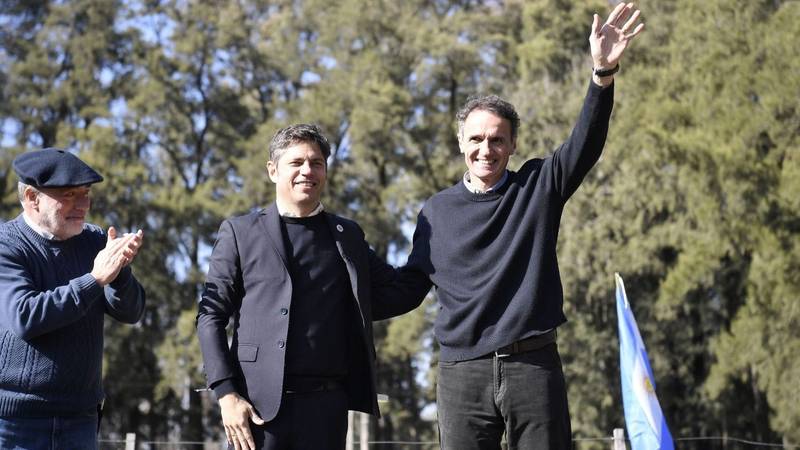 Arrancó la campaña: Kicillof y Katopodis pidieron el voto de los bonaerenses para frenar a Milei