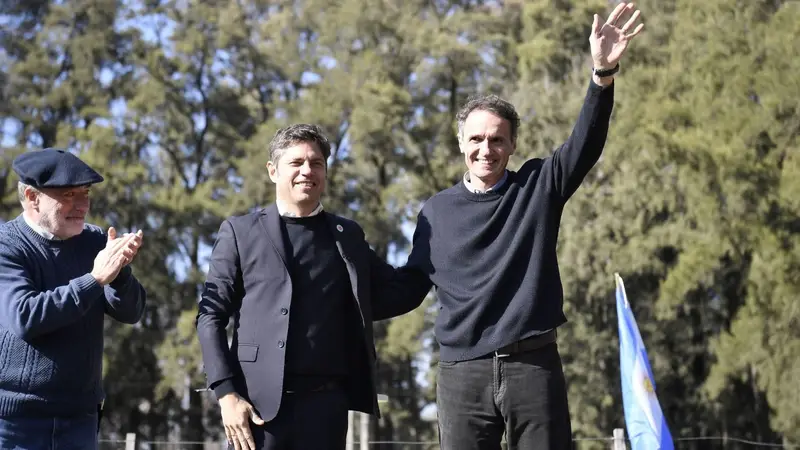 Arrancó la campaña: Kicillof y Katopodis pidieron el voto de los bonaerenses para frenar a Milei