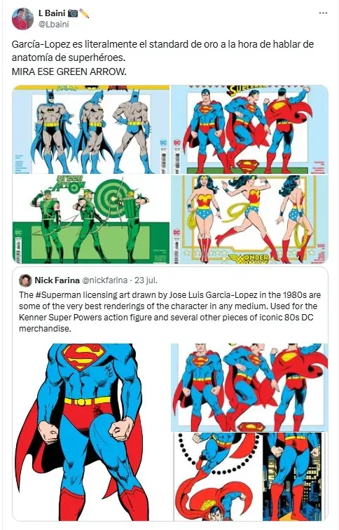 comics, batman, superman, wonder woman, jose luis garcia lopez