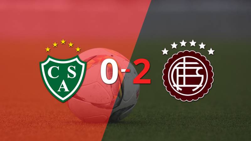 Doblete de Rodrigo Castillo en el triunfo 2-0 de Lanús frente a Sarmiento