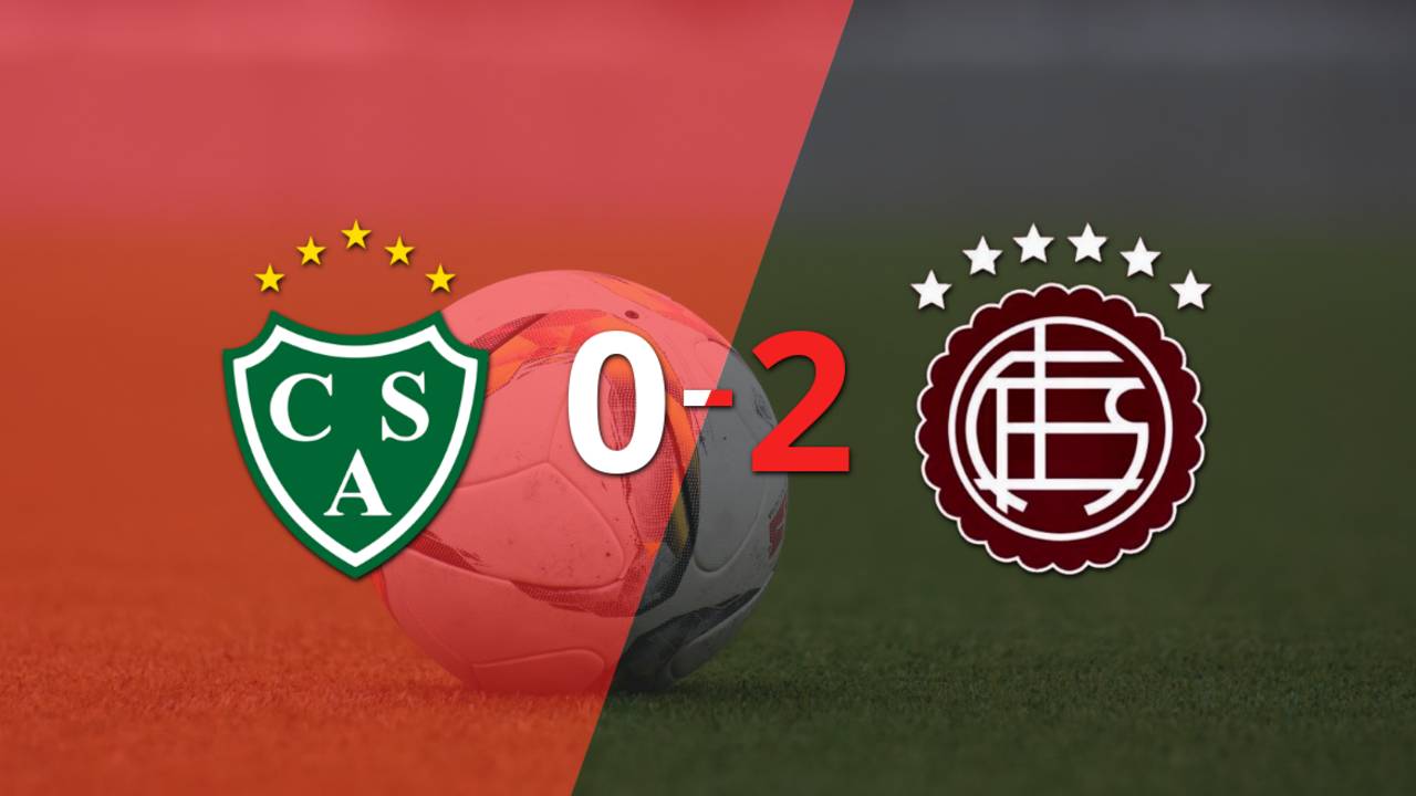 Doblete de Rodrigo Castillo en el triunfo 2-0 de Lanús frente a Sarmiento