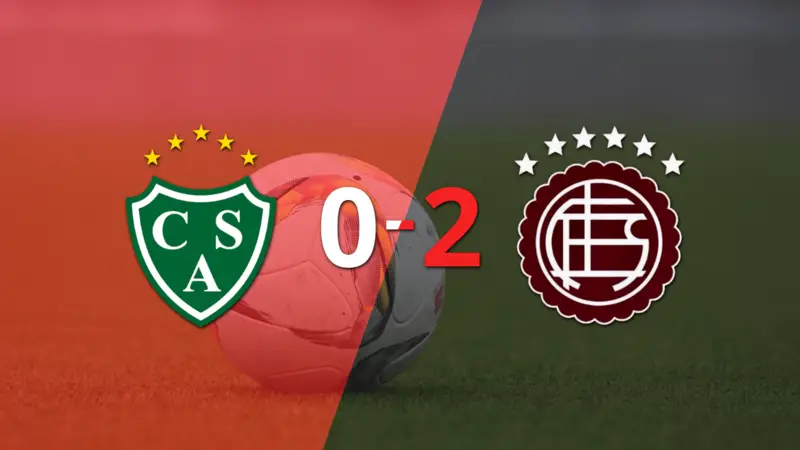 Doblete de Rodrigo Castillo en el triunfo 2-0 de Lanús frente a Sarmiento