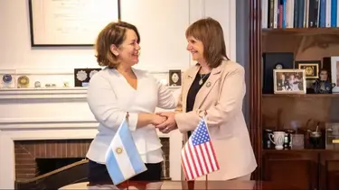 Bullrich se reunió con la encargada de negocios de EEUU antes de la visita de Kristi Noem a la Argentina