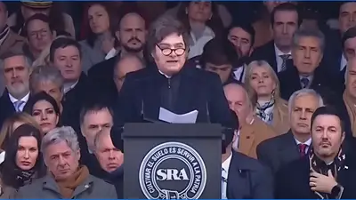 Milei en La Rural: baja “permanente” de retenciones y alianza política con el campo Milei en La Rural: baja “permanente” de retenciones y alianza política con el campo