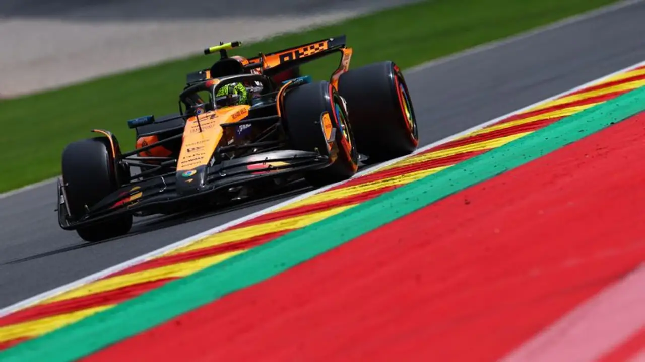 Norris logra la "pole" en Bélgica con una primera línea de salida para McLaren