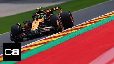 Norris logra la "pole" en Bélgica con una primera línea de salida para McLaren Norris logra la "pole" en Bélgica con una primera línea de salida para McLaren