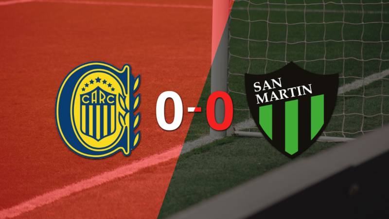 Sin goles, Rosario Central y San Martín (SJ) igualaron el partido