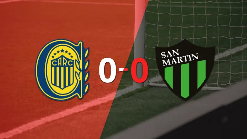 Sin goles, Rosario Central y San Martín (SJ) igualaron el partido