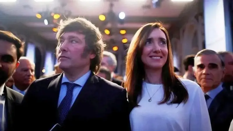 Javier Milei y Victoria Villarruel 