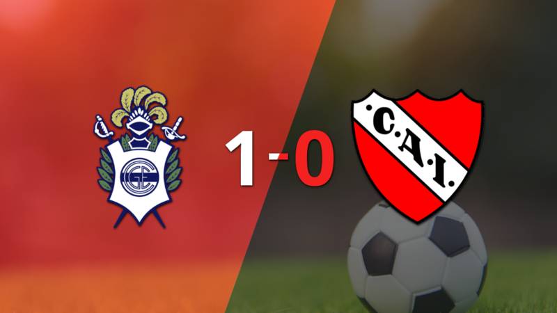 Con gol de Gastón Suso, Gimnasia le ganó a Independiente por 1 a 0