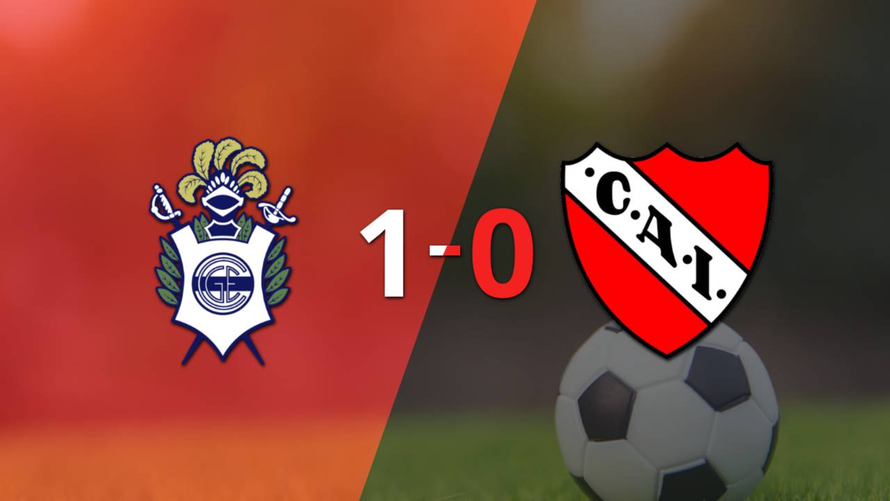 Con gol de Gastón Suso, Gimnasia le ganó a Independiente por 1 a 0