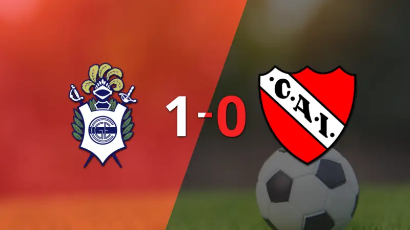 Con gol de Gastón Suso, Gimnasia le ganó a Independiente por 1 a 0