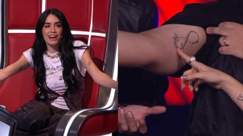 Un participante de La Voz Argentina se tatuó a Lali Espósito. Historia del participante de La Voz Argentina que se comprometió con Lali Espósito.