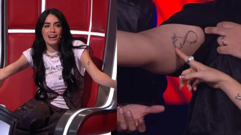 Un participante de La Voz Argentina se tatuó a Lali Espósito. Historia del participante de La Voz Argentina que se comprometió con Lali Espósito.