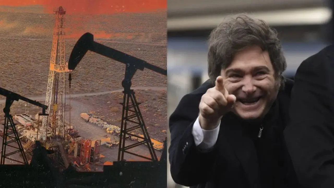 Yacimiento petrolífero y Javier Milei