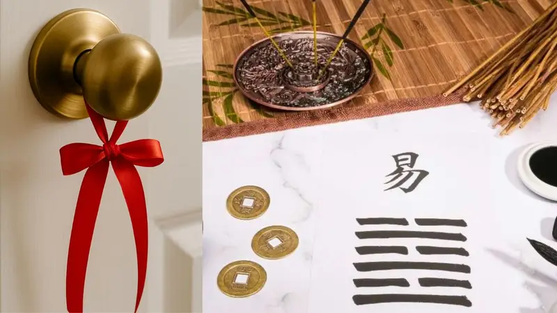 Por qué poner una cinta roja en el picaporte. Color rojo según el feng shui. Beneficios de poner una cinta roja en el picaporte.