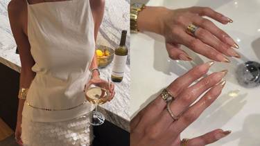 Uñas de oro: así son las Milky Gold Nails en tendencia para este 2025