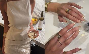 Uñas de oro: así son las Milky Gold Nails en tendencia  | Moda