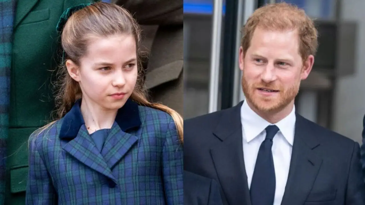 La princesa Charlotte y el príncipe Harry