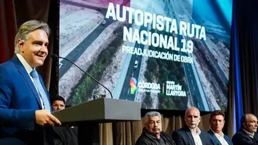 Llaryora le reclamó a Milei el traspaso de la Autopista Ruta 19: "No podemos esperar más"