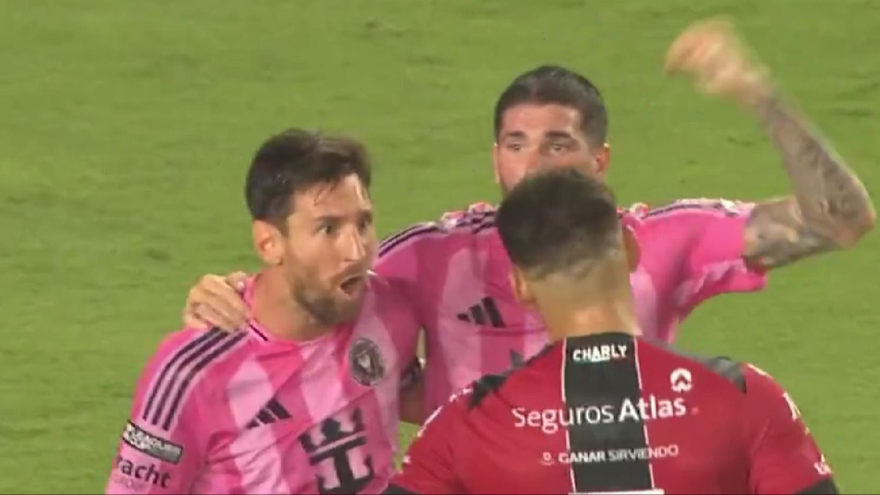 Lionel Messi explotó contra Coccaro y le gritó el gol en la cara en el triunfo del Inter Miami