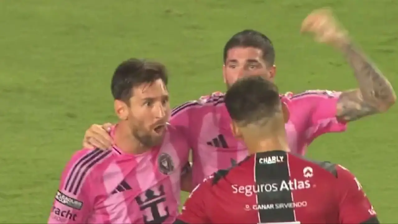 Lionel Messi explotó contra Coccaro y le gritó el gol en la cara en el triunfo del Inter Miami