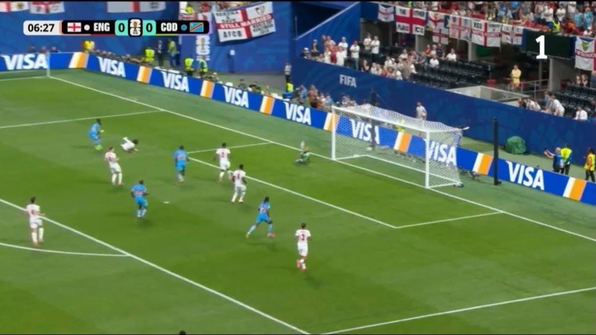 El gol de Congo a Inglaterra en el Mundial 2026: el video