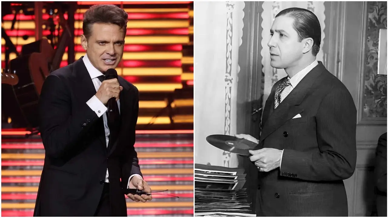 Luis Miguel y Carlos Gardel