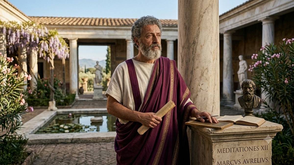 Marco Aurelio, filósofo: Recuerda que cada uno vive solamente el presente