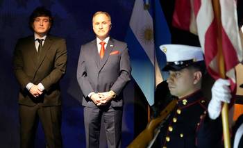 Milei es el primer presidente argentino en celebrar la Independencia de EE.UU. | Fiesta en la embajada de ee.uu.