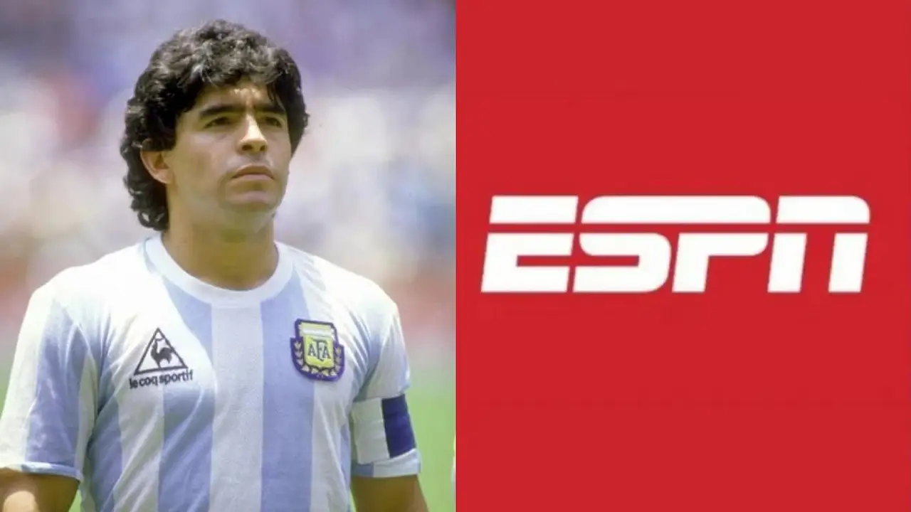 Escándalo en ESPN por lo que dijo una figura sobre Maradona.