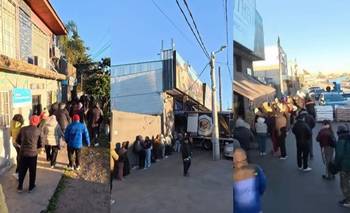 Con frío y de madrugada, cientos de personas hicieron cola por una promoción de carne  | Crisis económica