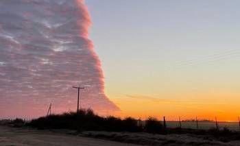 La increíble pared de frío que apareció en Córdoba durante la ola polar | Clima