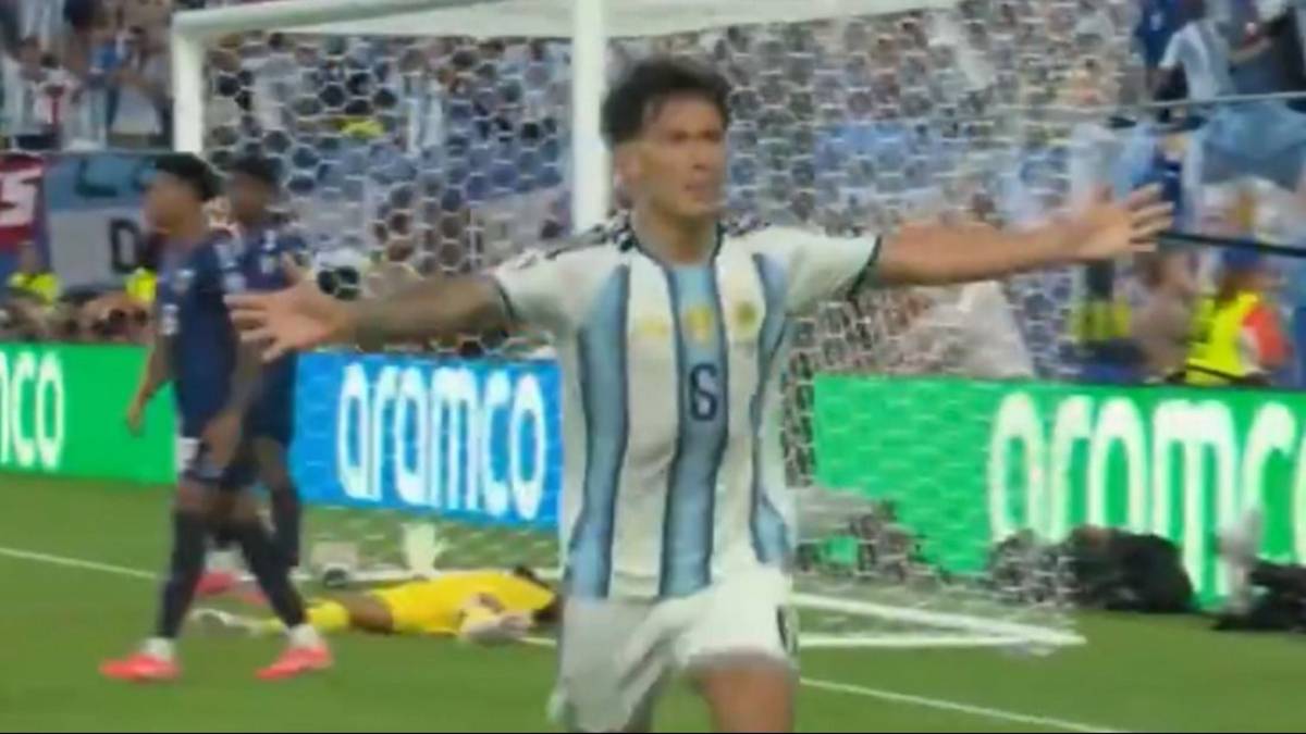 Video: el gol de Lisandro Martínez para el 2 a 1 de la Selección Argentina ante Cabo Verde