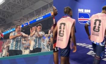 El gesto de respeto de los hinchas argentinos con los jugadores de Cabo Verde | Selección argentina