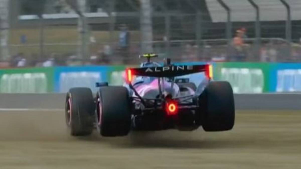 Colapinto tuvo un fuerte trompo en la qualy del GP de Gran Bretaña y se mostró frustrado por largar 19°